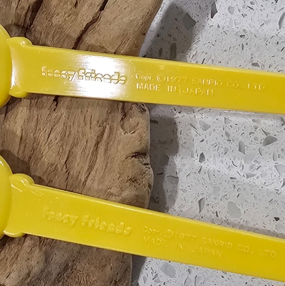 Sanrio 💫 Authentic Japan Import Fork & Spoon "Fuzzy Friends" 1977 Howdy! - Picture 6 of 7